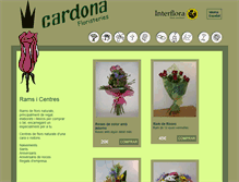 Tablet Screenshot of floristeriacardona.com